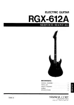 Yamaha RGX-612A Service Manual предпросмотр