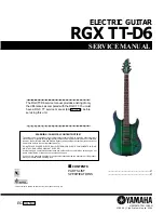 Yamaha RGX TT-D6 Service Manual предпросмотр