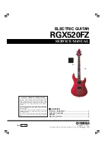 Preview for 1 page of Yamaha RGX520FZ Series Service Manual