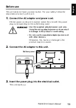 Preview for 13 page of Yamaha RM-WCH-8 Owner'S Manual