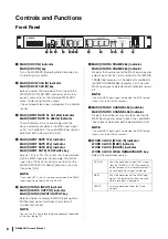 Предварительный просмотр 8 страницы Yamaha RMio64-D Owner'S Manual