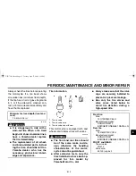 Предварительный просмотр 57 страницы Yamaha ROADLINER XV19C Owner'S Manual