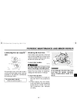 Предварительный просмотр 77 страницы Yamaha RoadStan XV17AMC Owner'S Manual