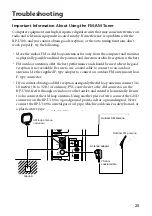 Preview for 25 page of Yamaha RP-U100 Owner'S Manual