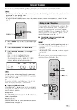 Preview for 19 page of Yamaha RS-202B Owner'S Manual