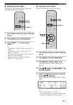 Preview for 21 page of Yamaha RS-202B Owner'S Manual