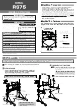 Yamaha RS-75 Assembling Instructions preview