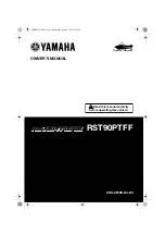 Предварительный просмотр 3 страницы Yamaha RS VENTURE 2014 Owner'S Manual