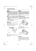 Предварительный просмотр 30 страницы Yamaha RS VENTURE 2014 Owner'S Manual