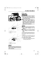 Предварительный просмотр 31 страницы Yamaha RS VENTURE 2014 Owner'S Manual