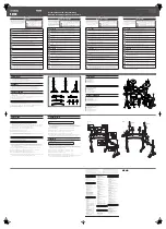 Yamaha RS130 Assembly Manual preview