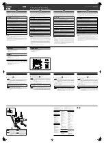 Yamaha RS85A Assembly Manual preview