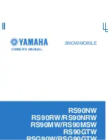 Yamaha RS90GTW Owner'S Manual preview