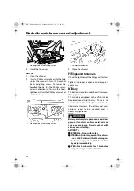 Предварительный просмотр 102 страницы Yamaha RST90G Owner'S Manual