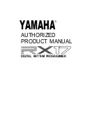 Yamaha RX-17 Authorized Product Manual preview