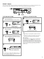 Предварительный просмотр 11 страницы Yamaha RX-360 Owner'S Manual