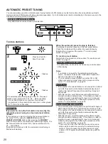 Preview for 20 page of Yamaha RX-395RDS Owner'S Manual