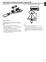 Preview for 27 page of Yamaha RX-395RDS Owner'S Manual