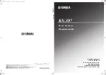 Yamaha RX-397 Owner'S Manual предпросмотр