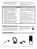 Preview for 3 page of Yamaha RX-460 Owner'S Manual