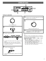 Предварительный просмотр 7 страницы Yamaha RX-460 Owner'S Manual