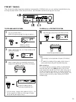 Preview for 11 page of Yamaha RX-460 Owner'S Manual