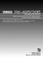 Yamaha RX-495 Owner'S Manual preview