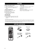 Предварительный просмотр 6 страницы Yamaha RX 497 - AV Receiver Owner'S Manual