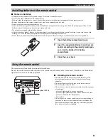 Предварительный просмотр 13 страницы Yamaha RX 497 - AV Receiver Owner'S Manual