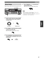 Предварительный просмотр 25 страницы Yamaha RX 497 - AV Receiver Owner'S Manual