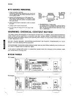 Preview for 2 page of Yamaha RX-550 Service Manual