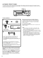 Предварительный просмотр 12 страницы Yamaha RX-595 Owner'S Manual