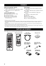 Предварительный просмотр 4 страницы Yamaha RX-797 Owner'S Manual