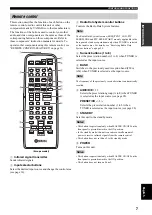 Предварительный просмотр 9 страницы Yamaha RX-797 Owner'S Manual