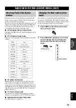 Предварительный просмотр 31 страницы Yamaha RX-797 Owner'S Manual