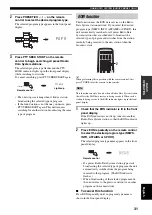 Предварительный просмотр 33 страницы Yamaha RX-797 Owner'S Manual