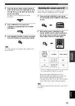 Предварительный просмотр 35 страницы Yamaha RX-797 Owner'S Manual