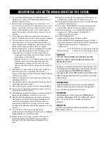 Предварительный просмотр 134 страницы Yamaha RX-797 Owner'S Manual