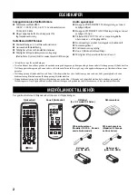 Предварительный просмотр 136 страницы Yamaha RX-797 Owner'S Manual