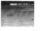 Preview for 1 page of Yamaha RX-830 Owner'S Manual