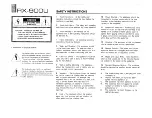 Предварительный просмотр 2 страницы Yamaha RX-900U Owner'S Manual