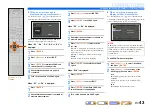 Preview for 43 page of Yamaha RX-A1000 Owner'S Manual