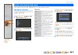Preview for 107 page of Yamaha RX-A1000 Owner'S Manual