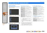 Preview for 123 page of Yamaha RX-A1000 Owner'S Manual