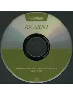 Preview for 182 page of Yamaha RX-A1010 Owner'S Manual