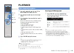 Предварительный просмотр 49 страницы Yamaha RX-A1030 Owner'S Manual