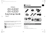 Preview for 2 page of Yamaha RX-A2030 Easy Setup Manual