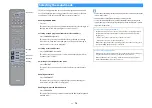 Предварительный просмотр 76 страницы Yamaha RX-A2080BL Owner'S Manual