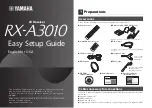 Preview for 1 page of Yamaha RX-A3010 Easy Setup Manual