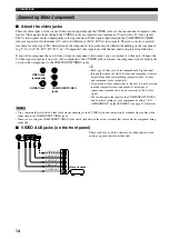 Предварительный просмотр 18 страницы Yamaha RX-A800BL Owner'S Manual